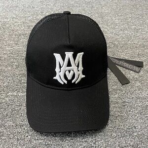 MA Logo Trucker Hat In Black